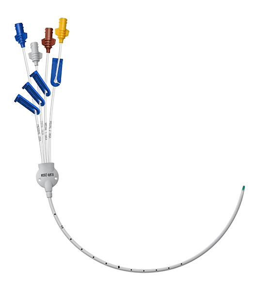 Катетер центральный венозный четырехканальный