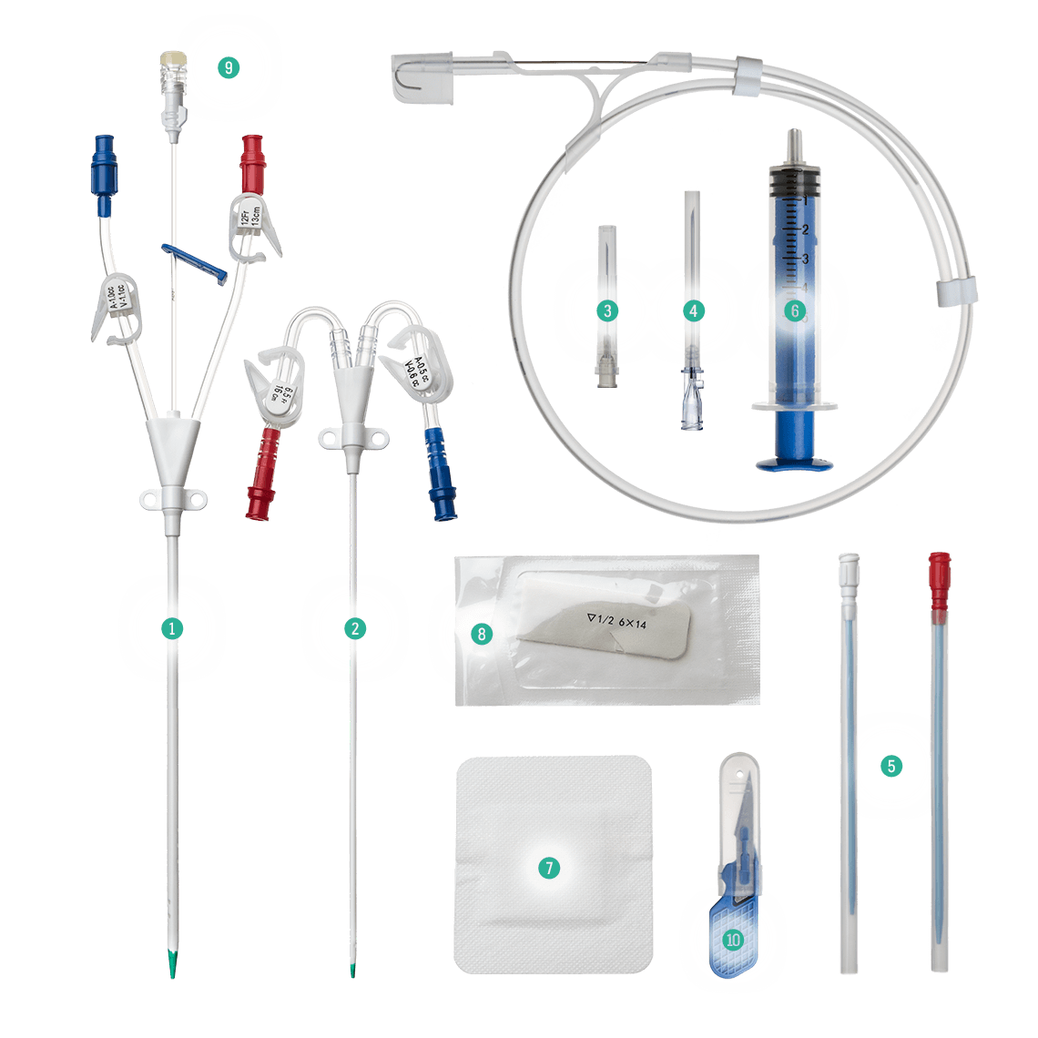 Комплектация стандартных наборов для гемодиализа
