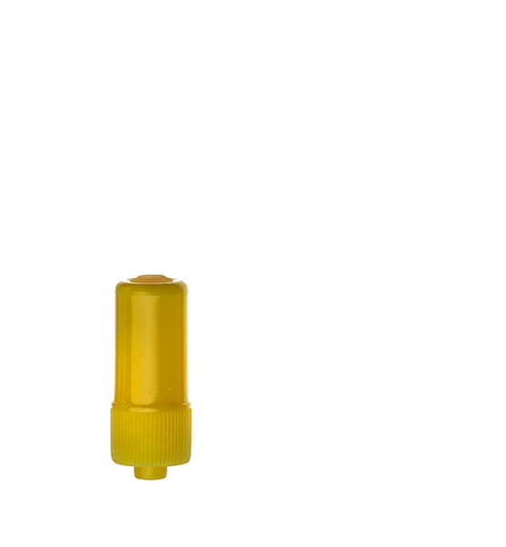 Заглушка Луер Лок с мембраной желтая