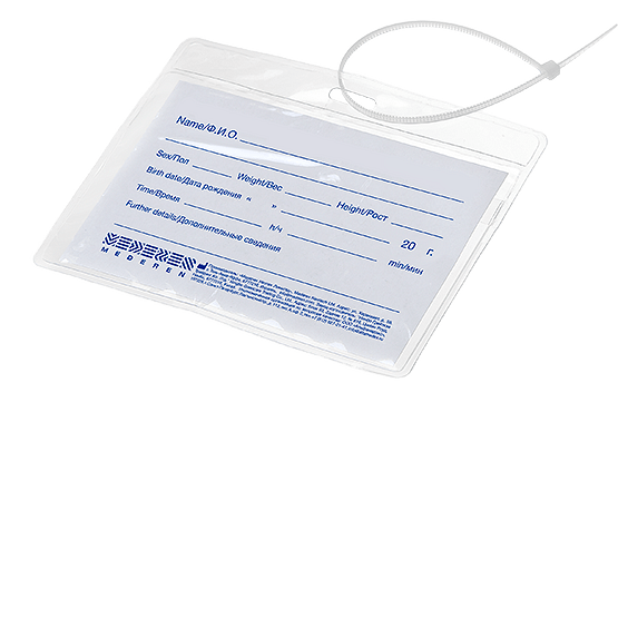 Медальон набора для идентификации новорожденного