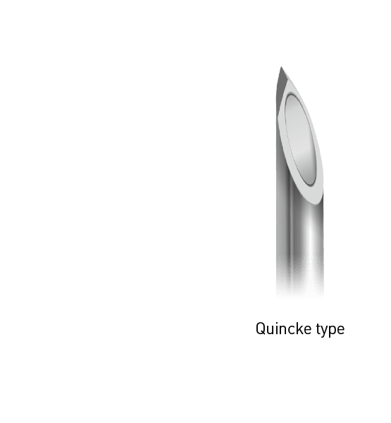 Срез иглы тип Quincke
