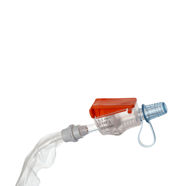 ЗАС FoolProof. Дистальный конец с кнопкой аспирации