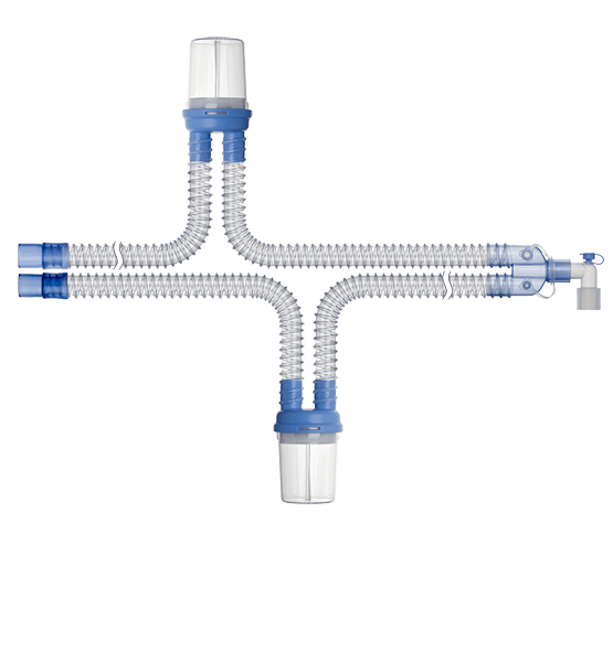 Контур дыхательный для ИВЛ гладкоствольный
