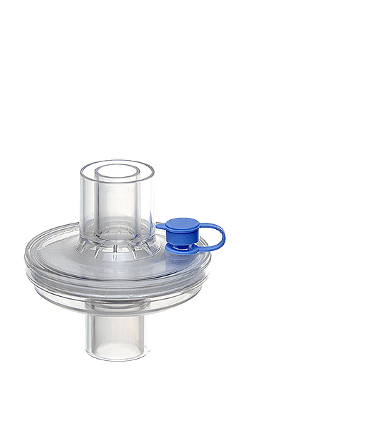 Фильтр дыхательный бактериально-вирусный электростатический MEDEREN с прямым коннектором