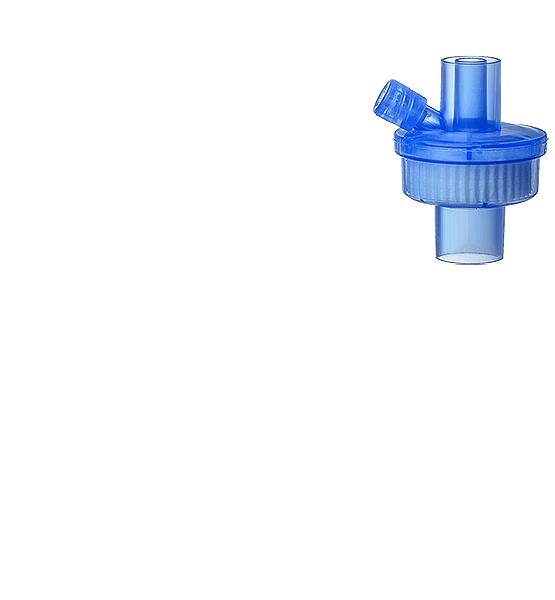 Фильтр дыхательный бактериально-вирусный с тепловлагообменником (HMEF) взрослый