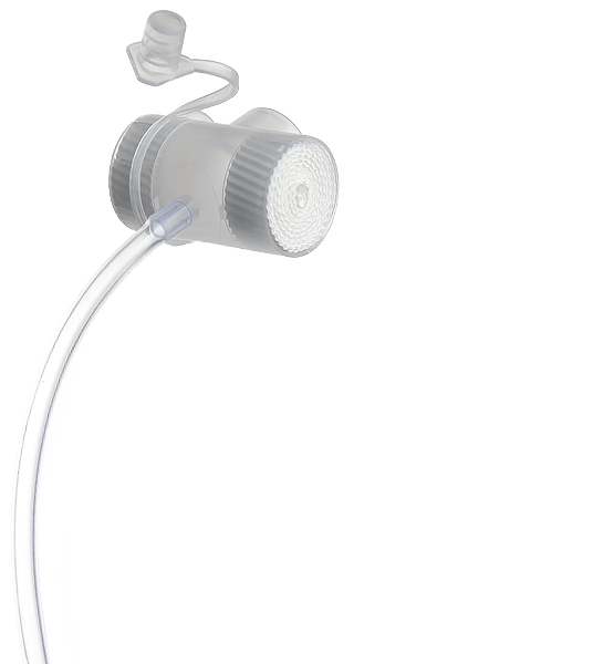 фильтр для трахеостомы с тепловлагообменником из бумаги, Т-образный (искусственный нос)