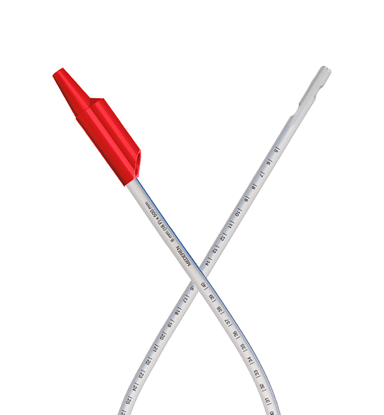 Аспирационный катетер с коннектором с У-образным вакуум контролем