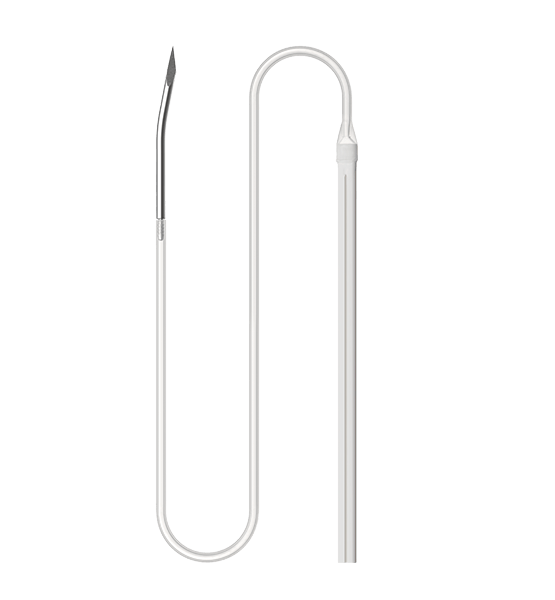 Трубка дренажная медицинская плоская с пазами 