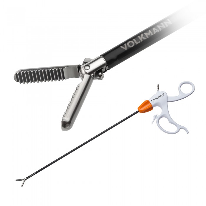 Зажим эндоскопический монополярный 
с прямыми браншами Grasper