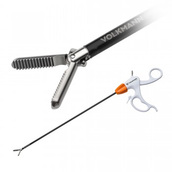 Зажим эндоскопический монополярный
с прямыми браншами Grasper