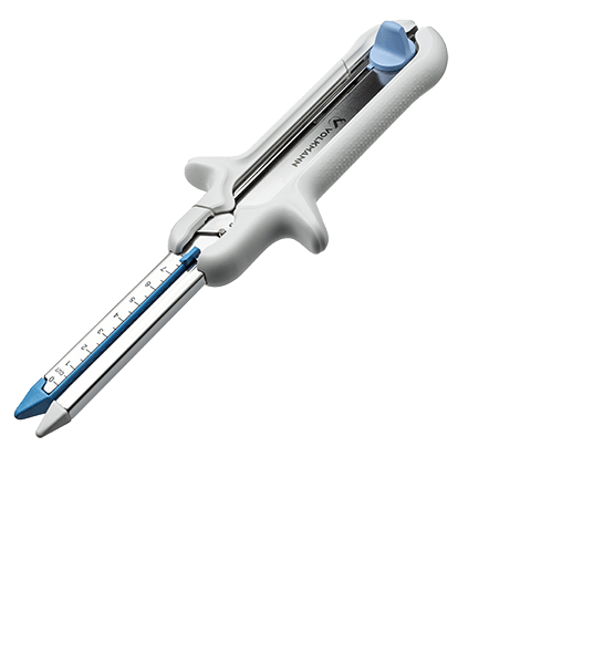 Линейные сшивающе-режущие аппараты Volkmann с ножом, интегрированным в аппарат