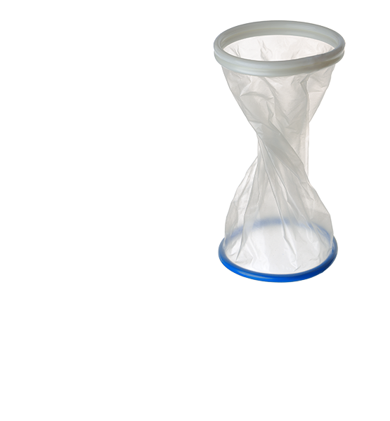 Устройство для защиты  ран с регулируемой высотой раневого канала большого размера