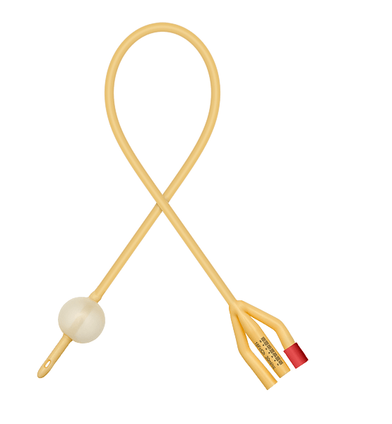 Катетеры Фолея латексные с гидрофильным  покрытием MEDEREN двухходовые