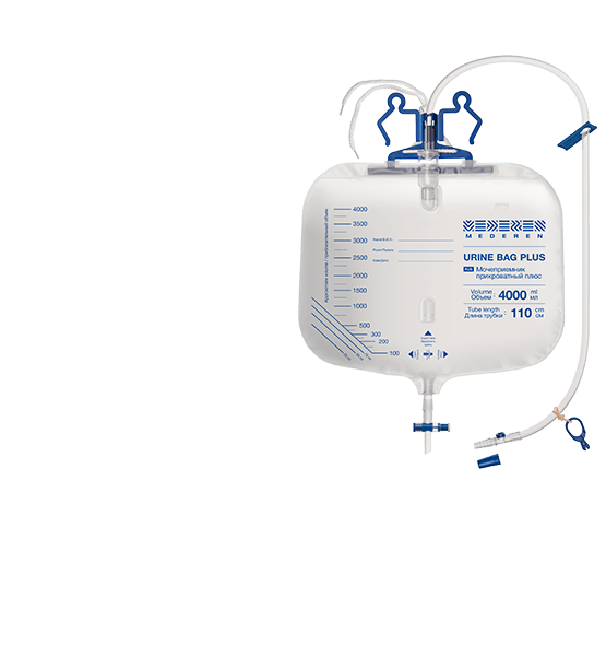 Мочеприемник прикроватный 4000 мл PLUS