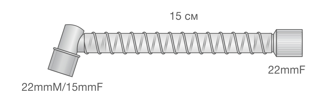Соединители для контуров гладкоствольных. Ref: 0125-MR940-02